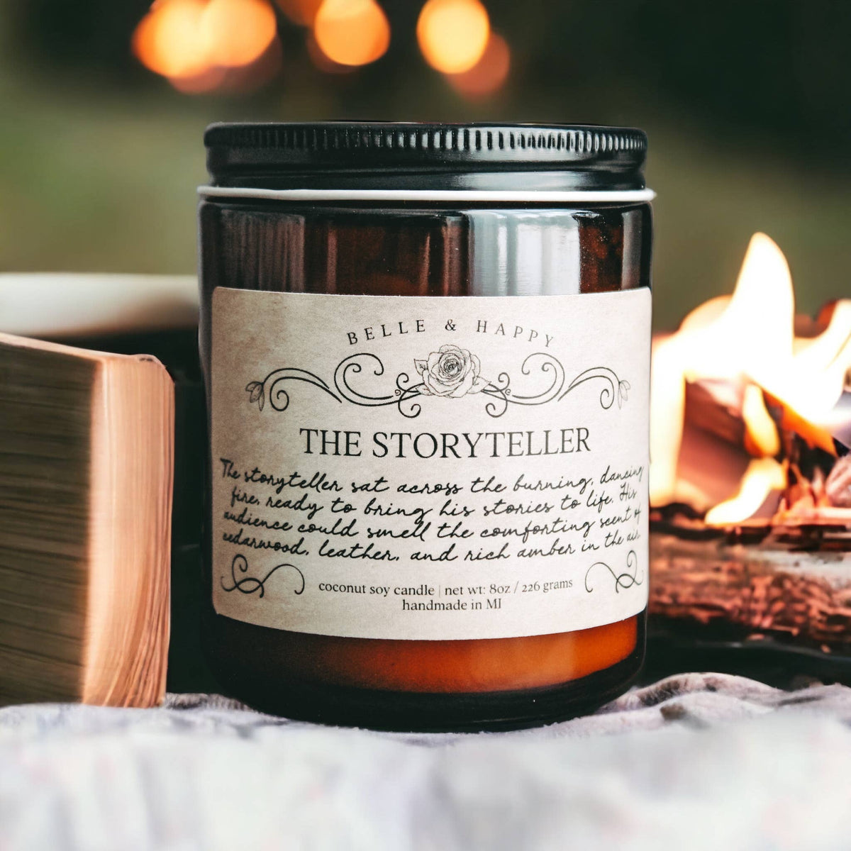 The Storyteller Coconut Soy Candle 8oz
