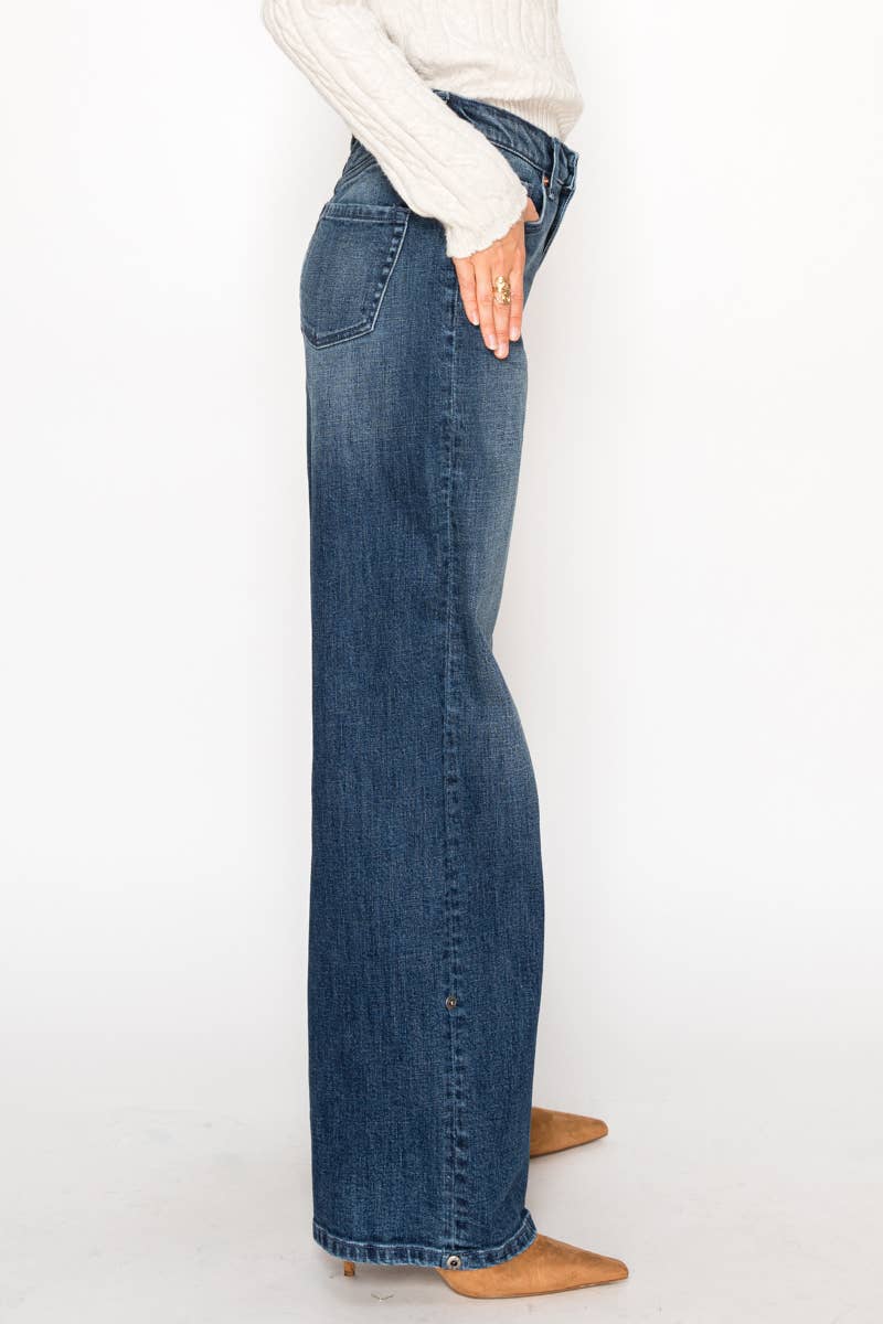Artemis™ Wide Cuff Straight Jeans