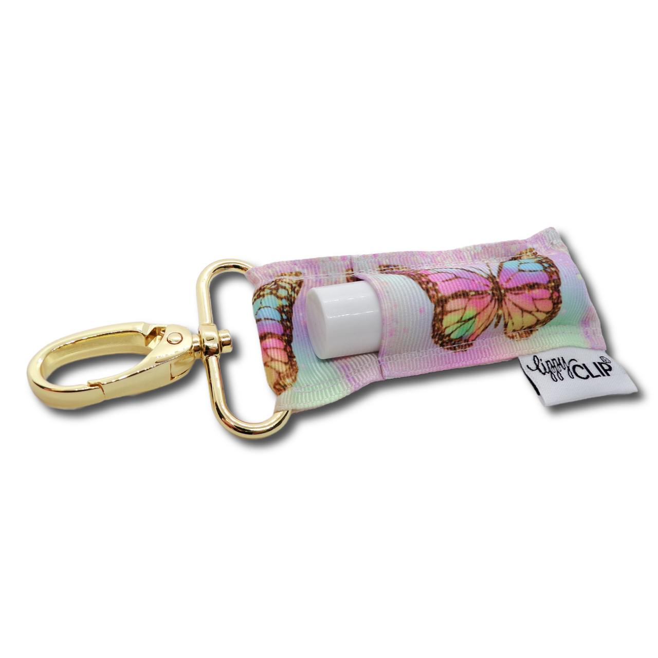 Pastel Butterfly LippyClip® Lip Balm Holder for Chapstick