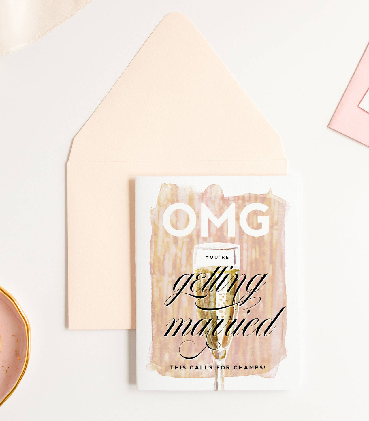 OMG You're Getting Married - Engagement Greeting Card