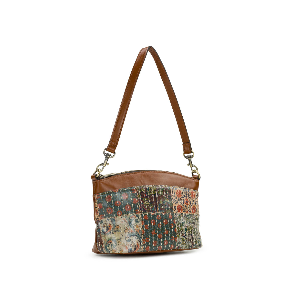 Patricia Nash Arlee Nordic Patchwork Floral Crossbody
