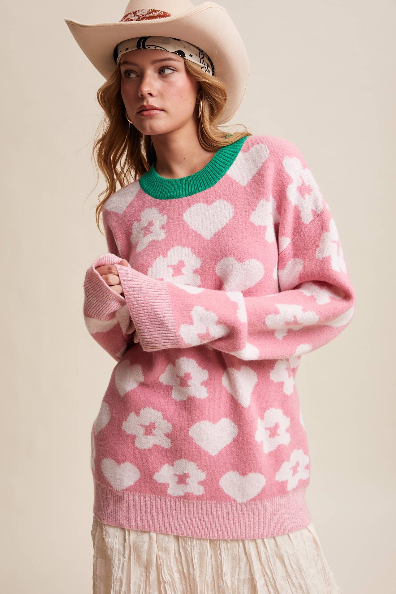 Heart & Bloom Knit Sweater