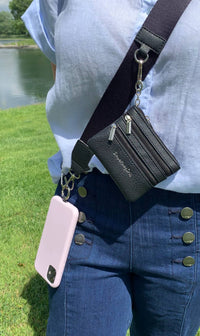 Thumbnail for Clip & Go Crossbody Strap w/Zippered Pouch