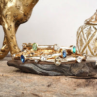 Thumbnail for Radiant Stones – Jeweled Stretch Bangle Bracelet