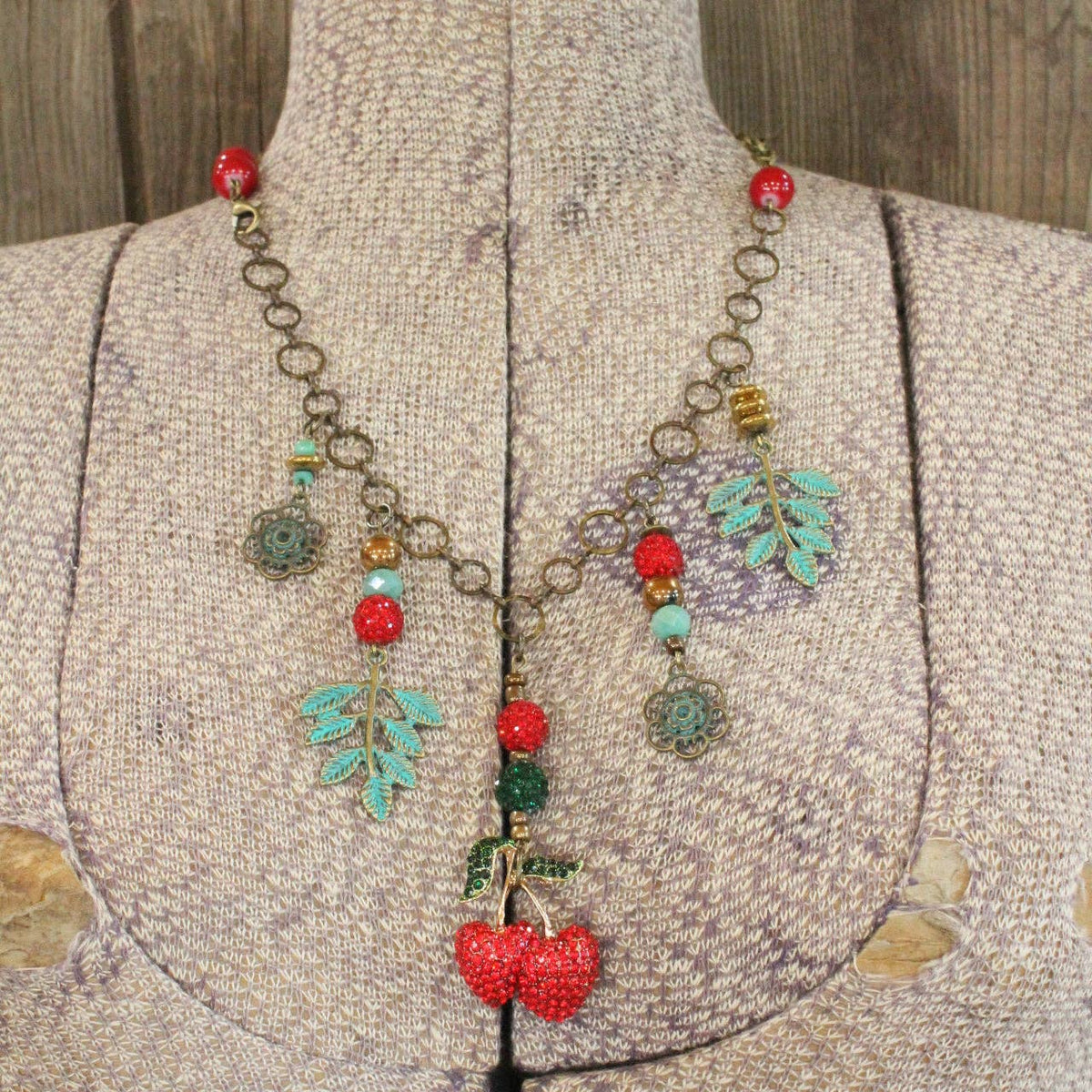 Sweet Cherry Charm'd Necklace