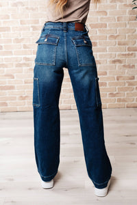 Thumbnail for Judy Blue High Rise Cargo Straight Jeans