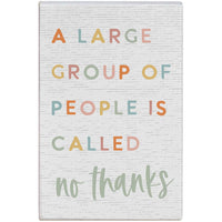 Thumbnail for Large Group Colorful - Small Talk Rectangle