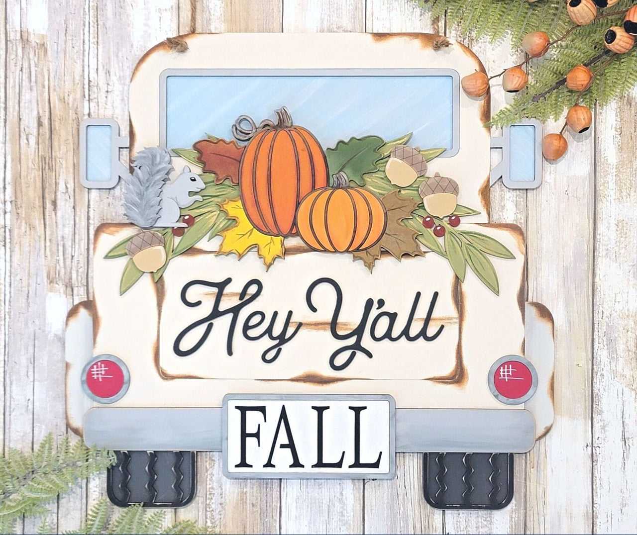 Fall Y'all Truck Door Hanger- Open Studio - In- Person Workshop