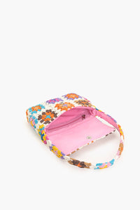 Thumbnail for Stitch Please White Shoulder Bag