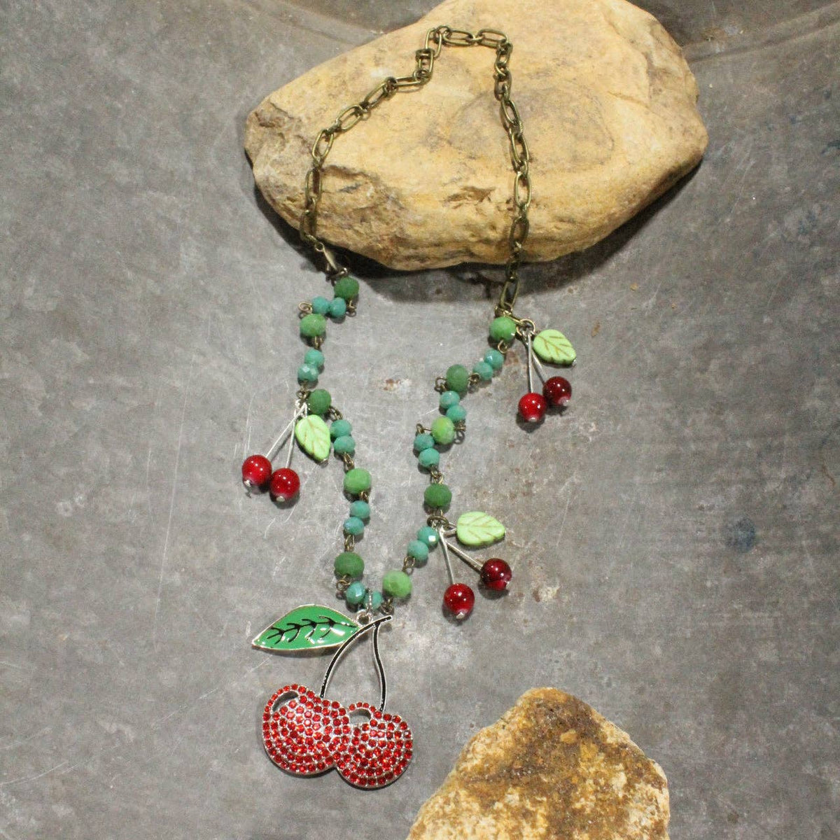 Hi Ho Cherry Ohhh...Charm'd Necklace