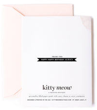 Thumbnail for Limited Edition Birthday Card - Hot Pink Greeting Card