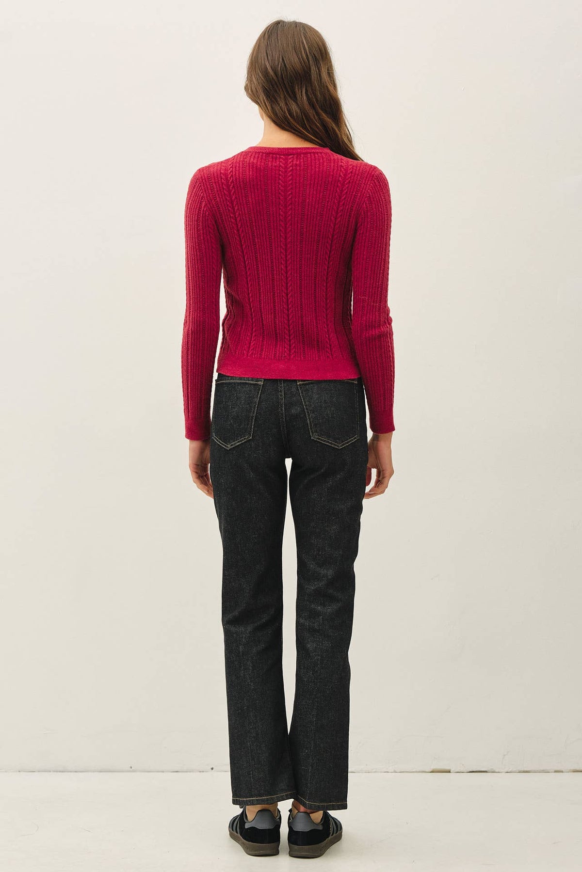ULTRA SOFT POINTELLE FITTED CARDIGAN