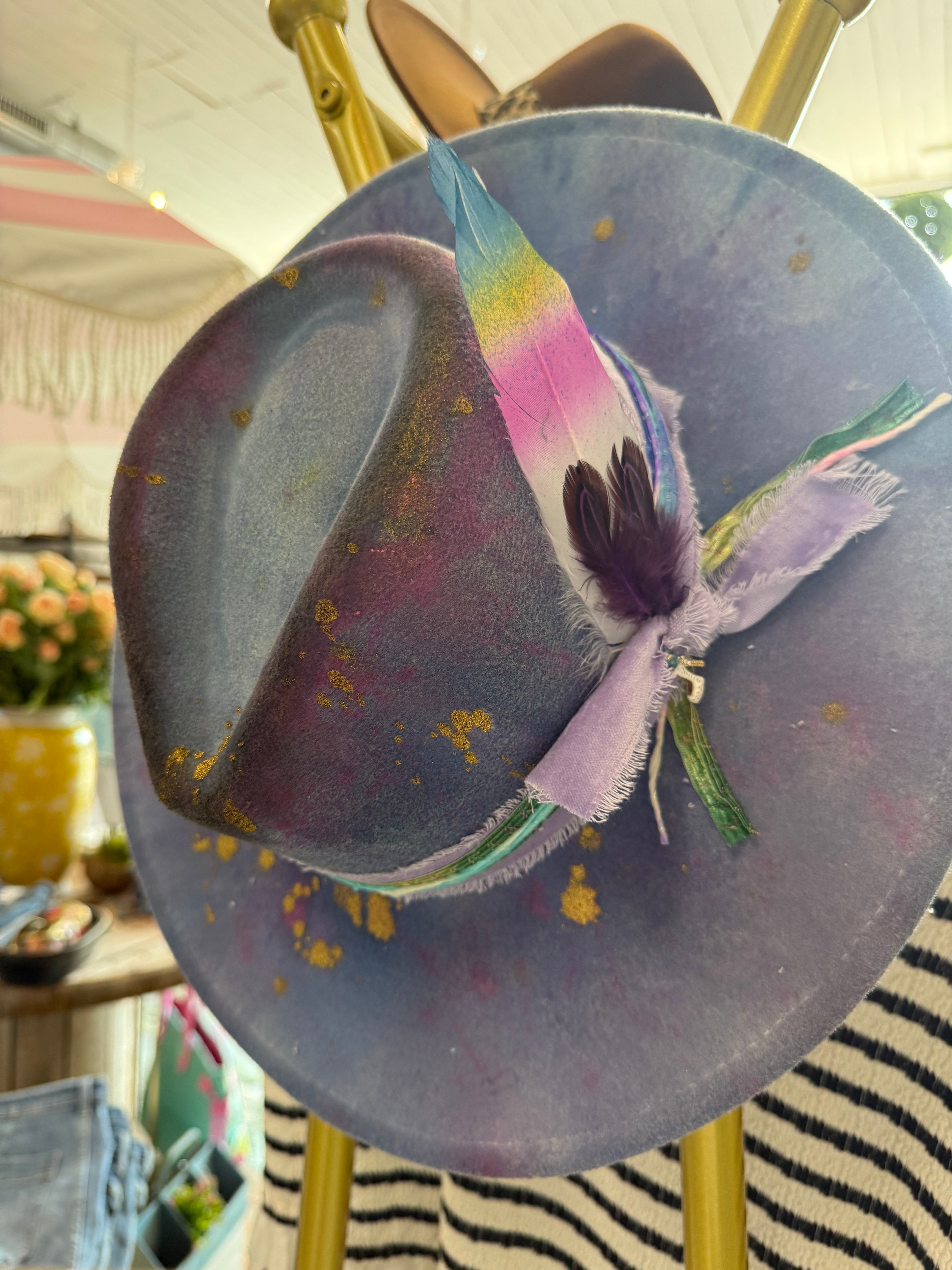 Brimmed Reverie Hats By Kimberly - Lavendar Hill