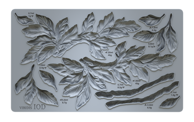 Viridis  6"x10" - IOD Decor Mould™ - Iron Orchid Designs