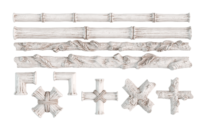 Faux Bois 6"x10" - IOD Decor Mould™ - Iron Orchid Designs