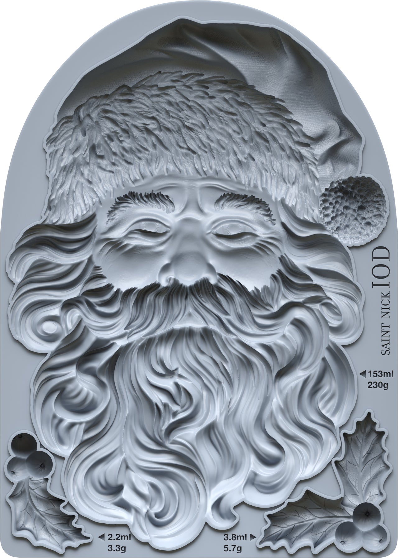 Saint Nick 5x7 IOD Mould™ - Iron Orchid Designs