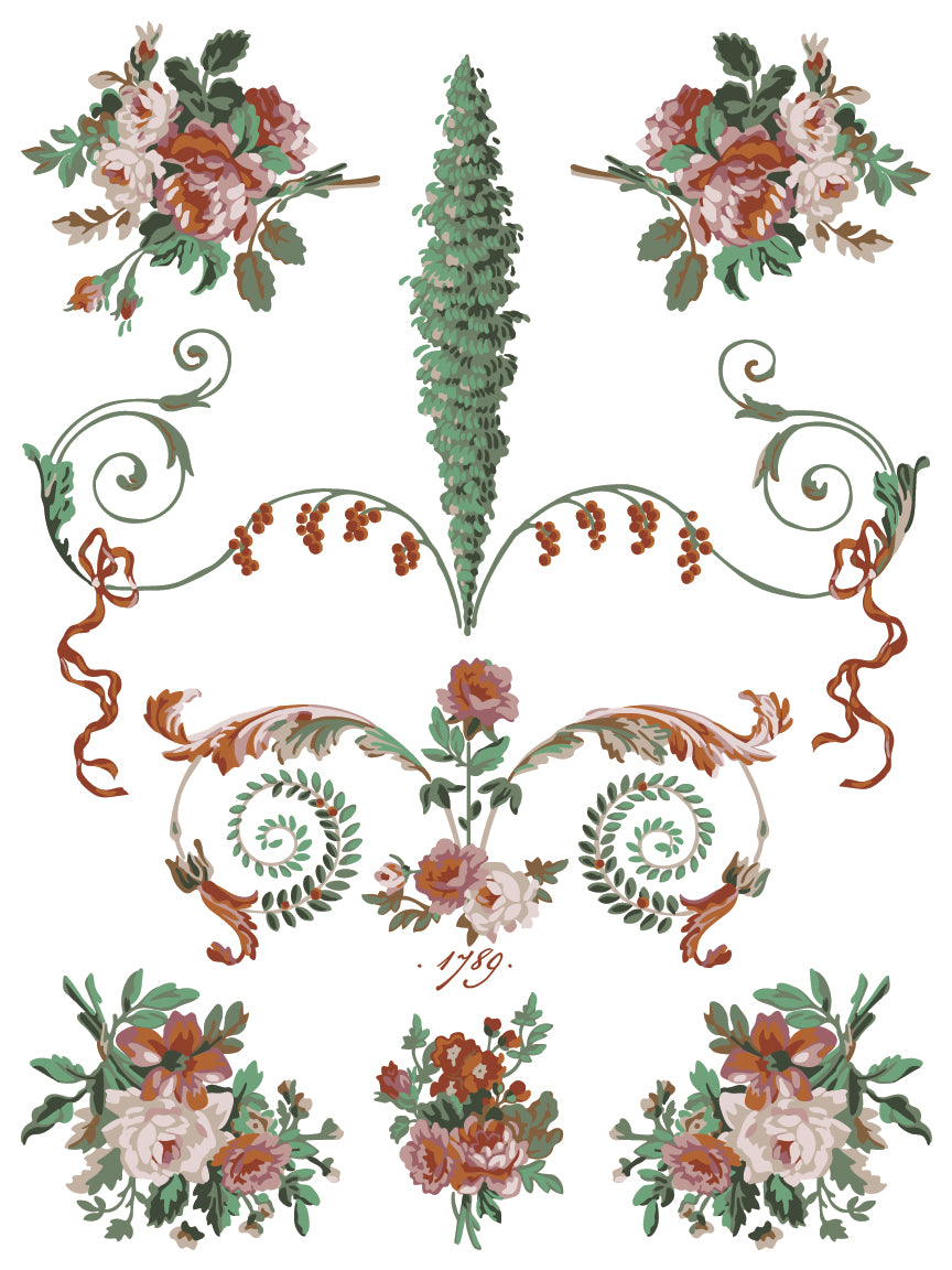 La Folie IOD Paint Inlay 12x16 Pad™- Iron Orchid Designs