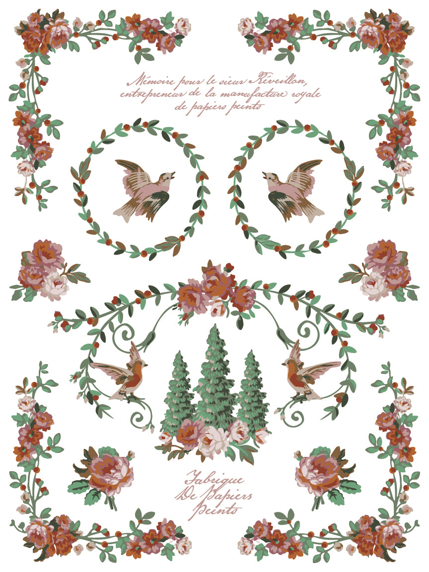 La Folie IOD Paint Inlay 12x16 Pad™- Iron Orchid Designs