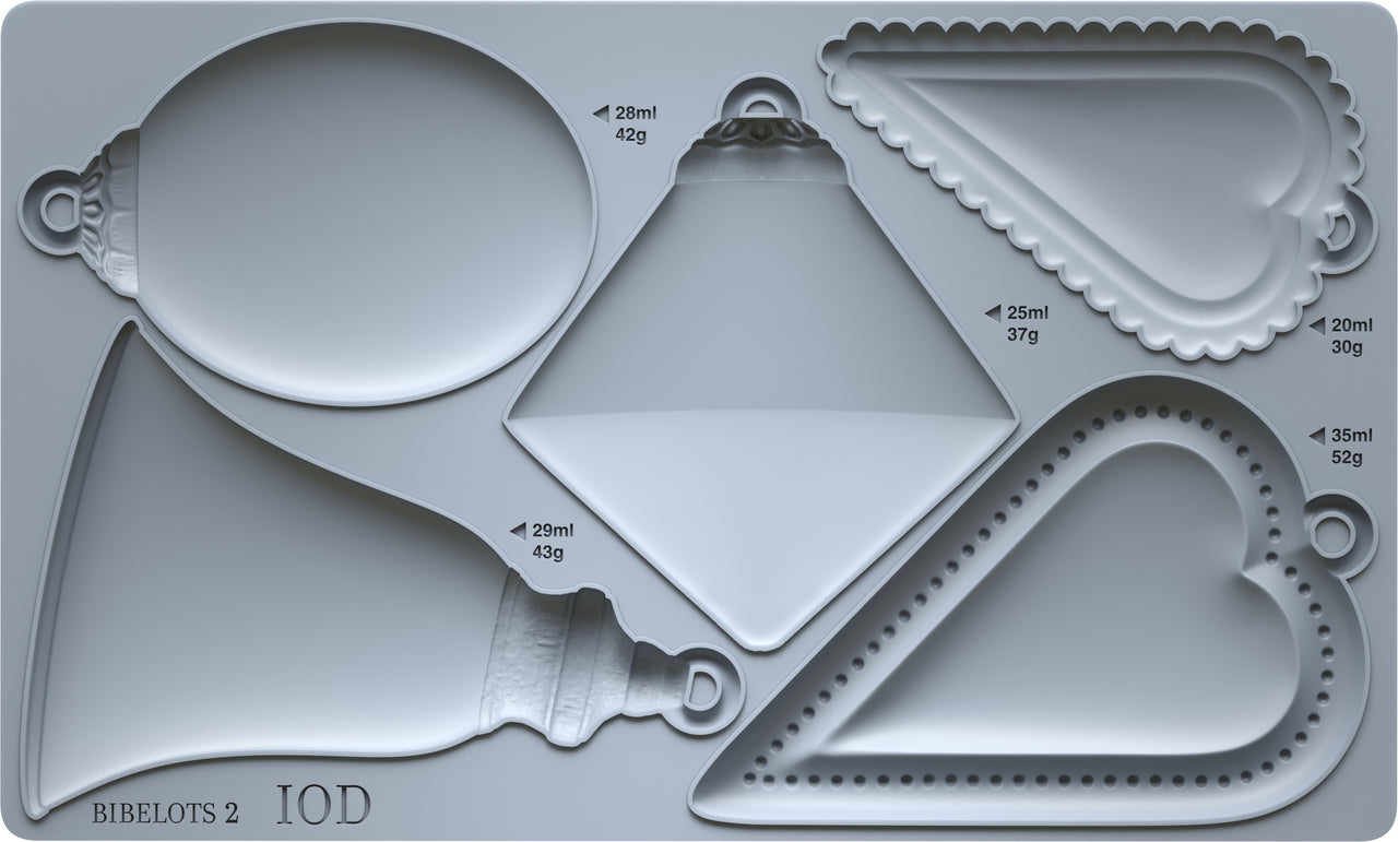 Bibelots 2 6x10 IOD Mould™ - Iron Orchid Designs