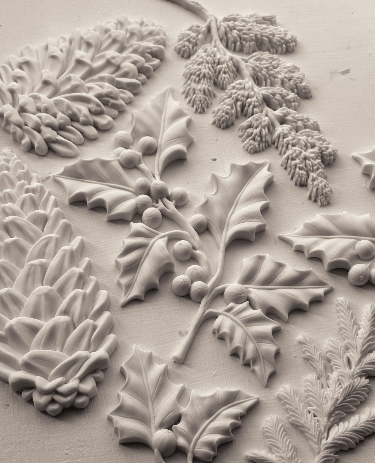 Winter Forage 6x10 IOD Mould™ - Iron Orchid Designs