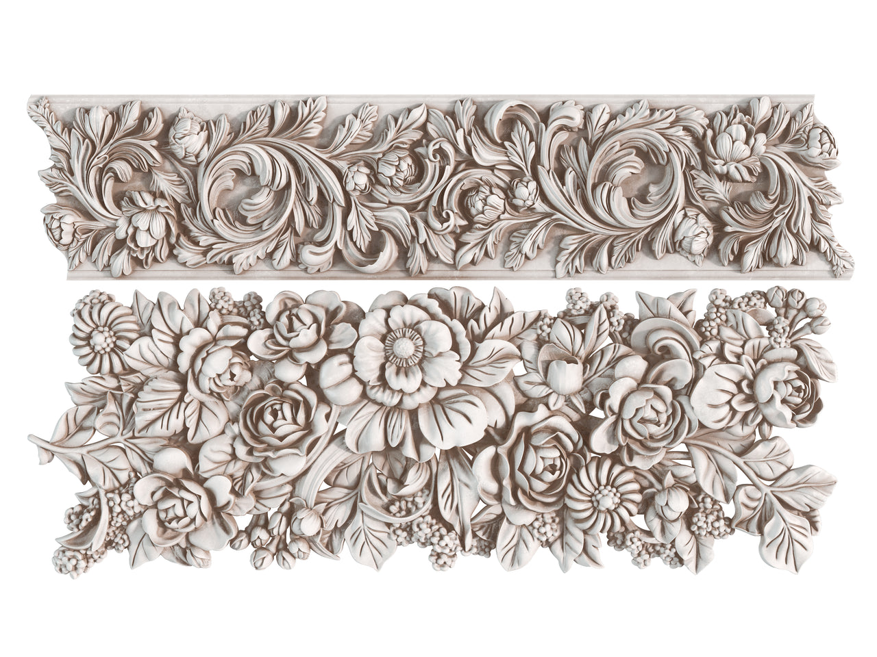 Trimmings 4 6"x10" - IOD Decor Mould™ - Iron Orchid Designs