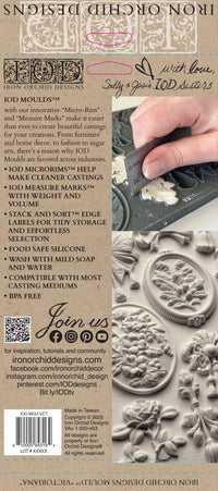 Thumbnail for Victoriana 6x10 IOD Mould™ - Iron Orchid Designs