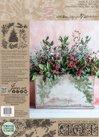 Thumbnail for Holly & Pine 12x12 IOD Stamp™