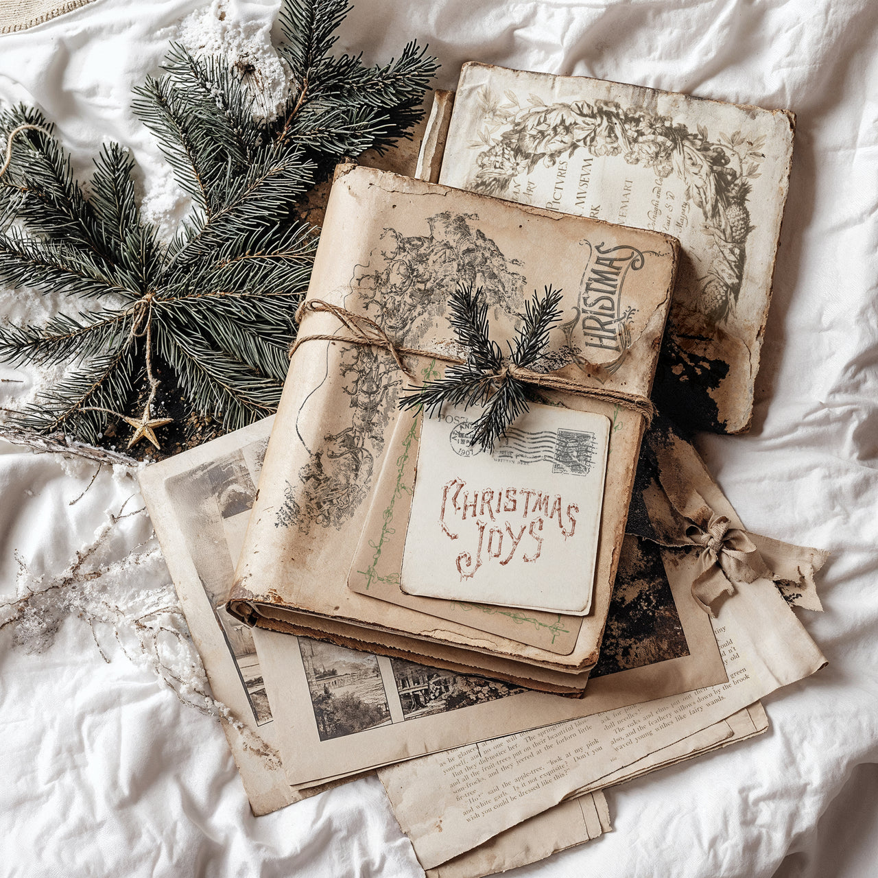 Christmas Post 12x12 IOD Stamp™