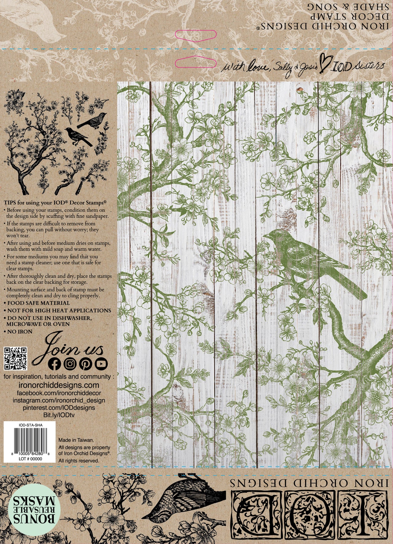 Shade & Song 12x12 Decor Stamp™