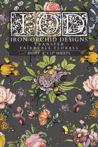 Thumbnail for Fairytale Florals IOD Transfer 8x12 Pad™-Iron Orchid Designs