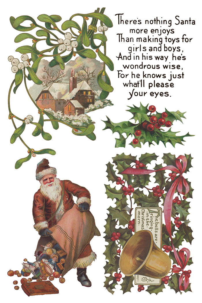 Christmas Joy IOD Transfer 8x12 Pad™-Iron Orchid Designs