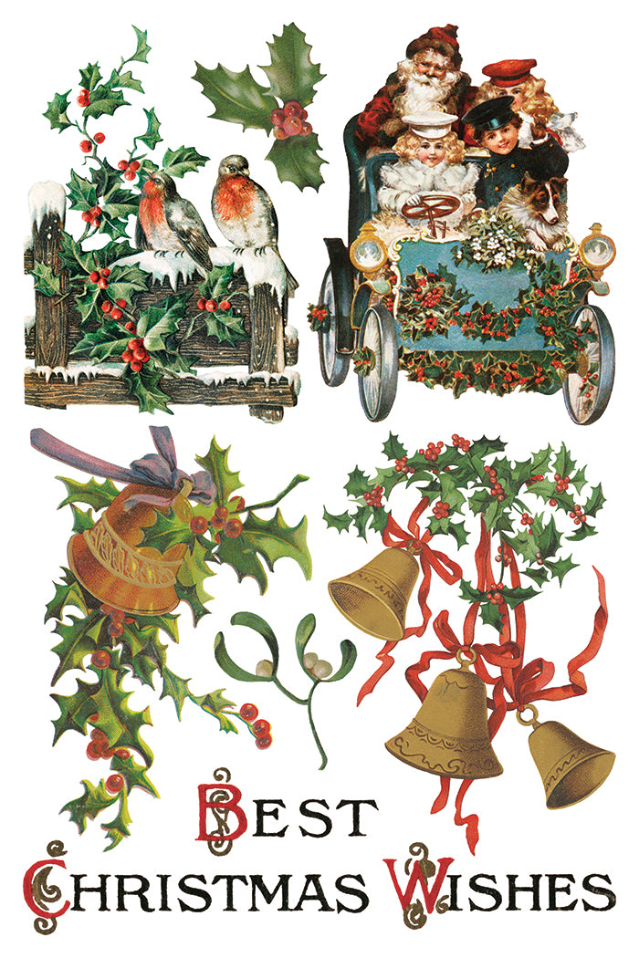 Christmas Joy IOD Transfer 8x12 Pad™-Iron Orchid Designs