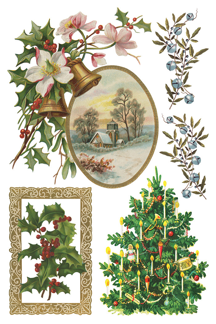 Christmas Joy IOD Transfer 8x12 Pad™-Iron Orchid Designs