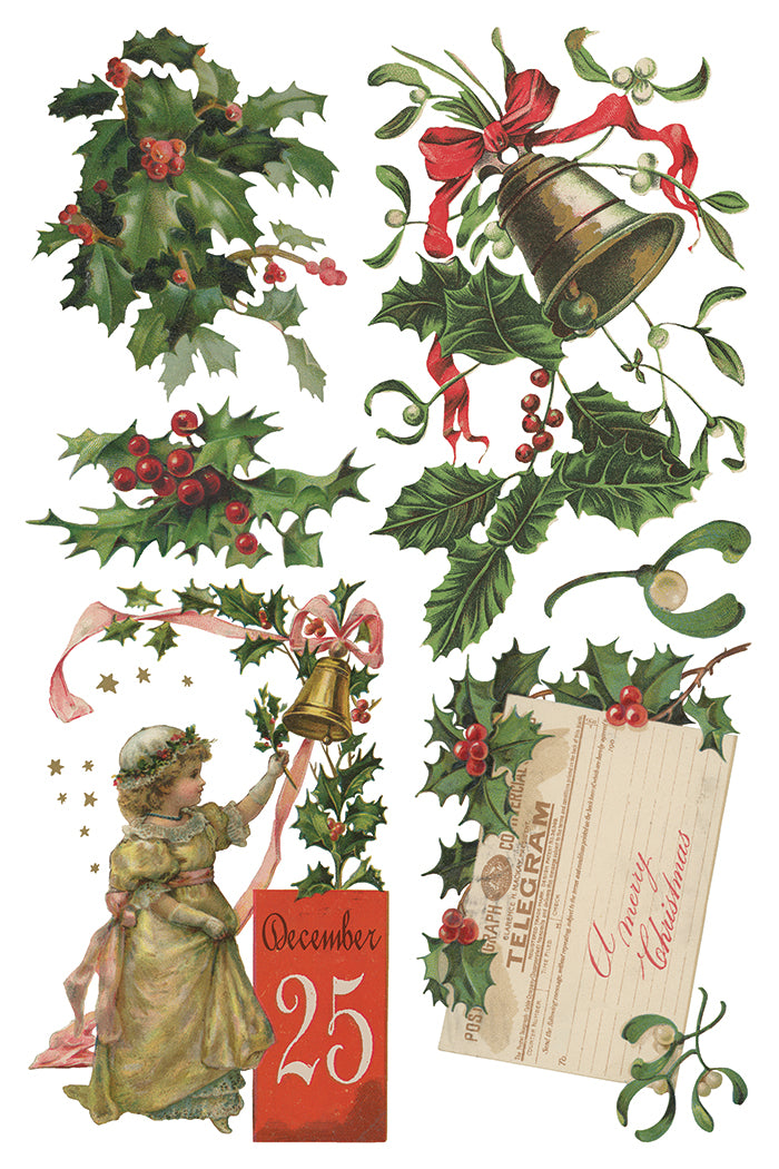 Christmas Joy IOD Transfer 8x12 Pad™-Iron Orchid Designs