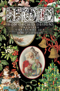 Thumbnail for Christmas Joy IOD Transfer 8x12 Pad™-Iron Orchid Designs