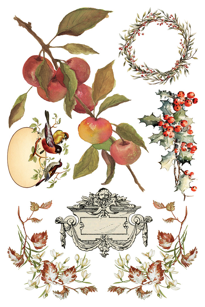 Santa's Hollow IOD Transfer 8x12 Pad™-Iron Orchid Designs