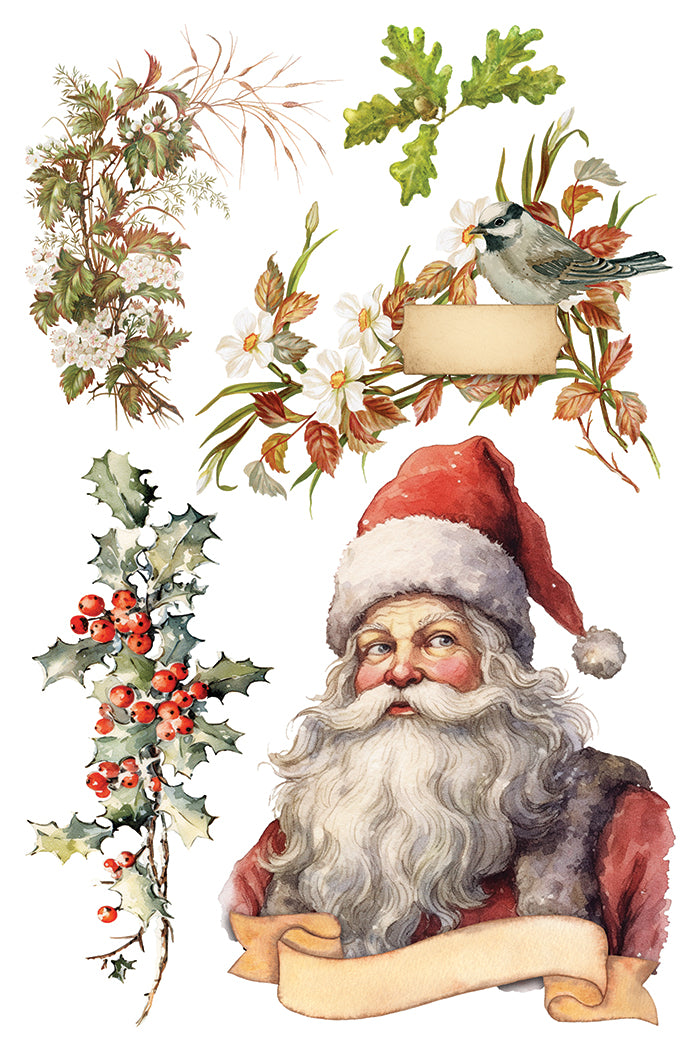 Santa's Hollow IOD Transfer 8x12 Pad™-Iron Orchid Designs