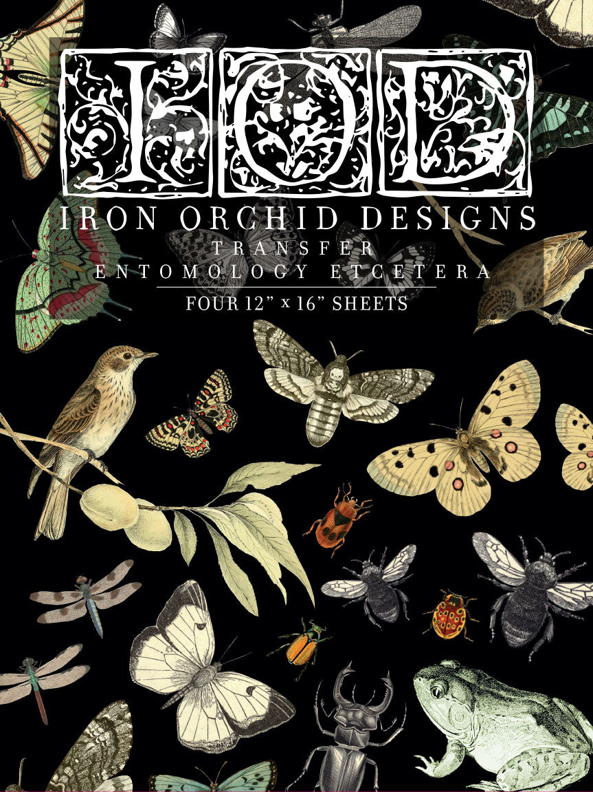 Entomology Etcetera IOD Transfer 12x16 Pad™-Iron Orchid Designs