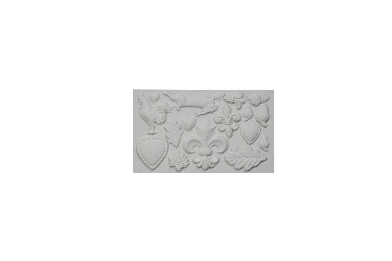 Fleur de Lis 6X10 IOD Mould™ - Iron Orchid Designs