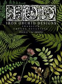 Thumbnail for Fronds Botanical 24x33 Decor Transfer™-Iron Orchid Designs