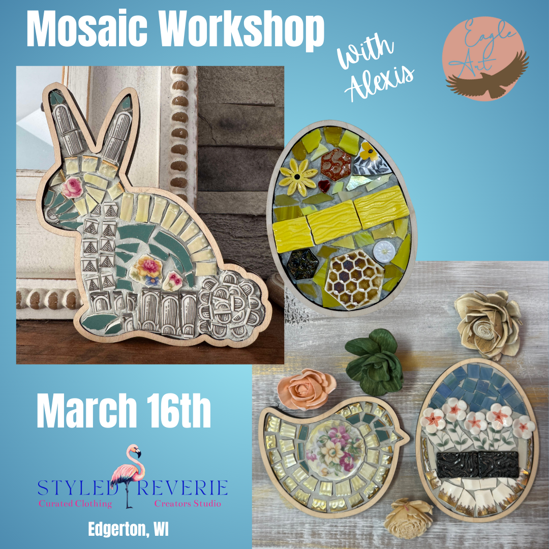 March 16th Spring Mosaics In-Person Class