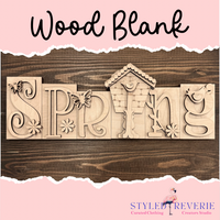 Thumbnail for Spring Block Shelf Sitter Whimsey Wood Craft Kits