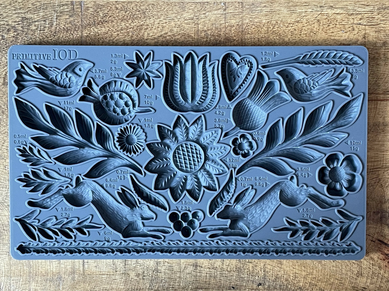Primitive  6x10 IOD Mould™ - Iron Orchid Designs