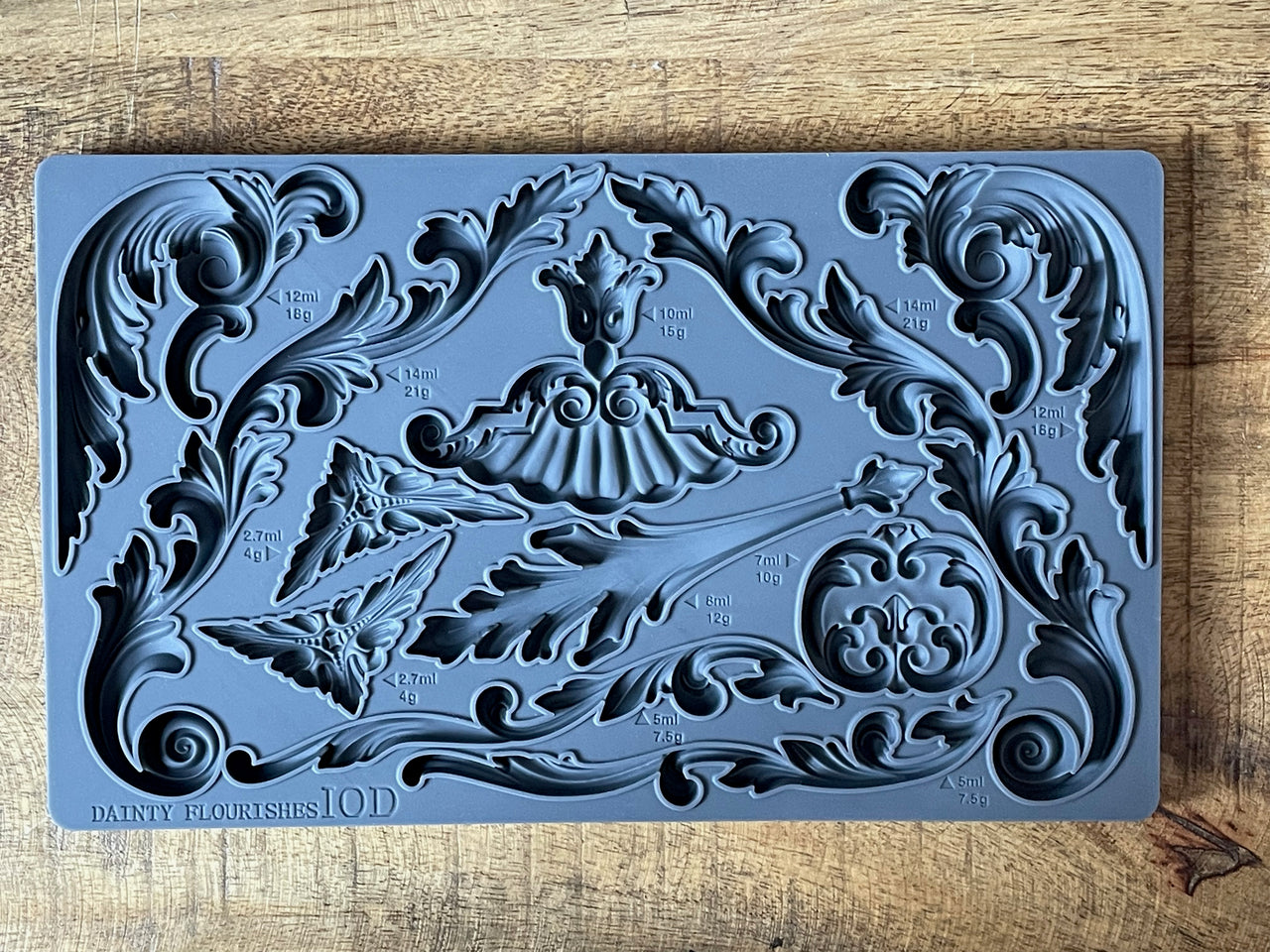 Dainty Flourishes 6"x10" - IOD Decor Mould™ - Iron Orchid Designs