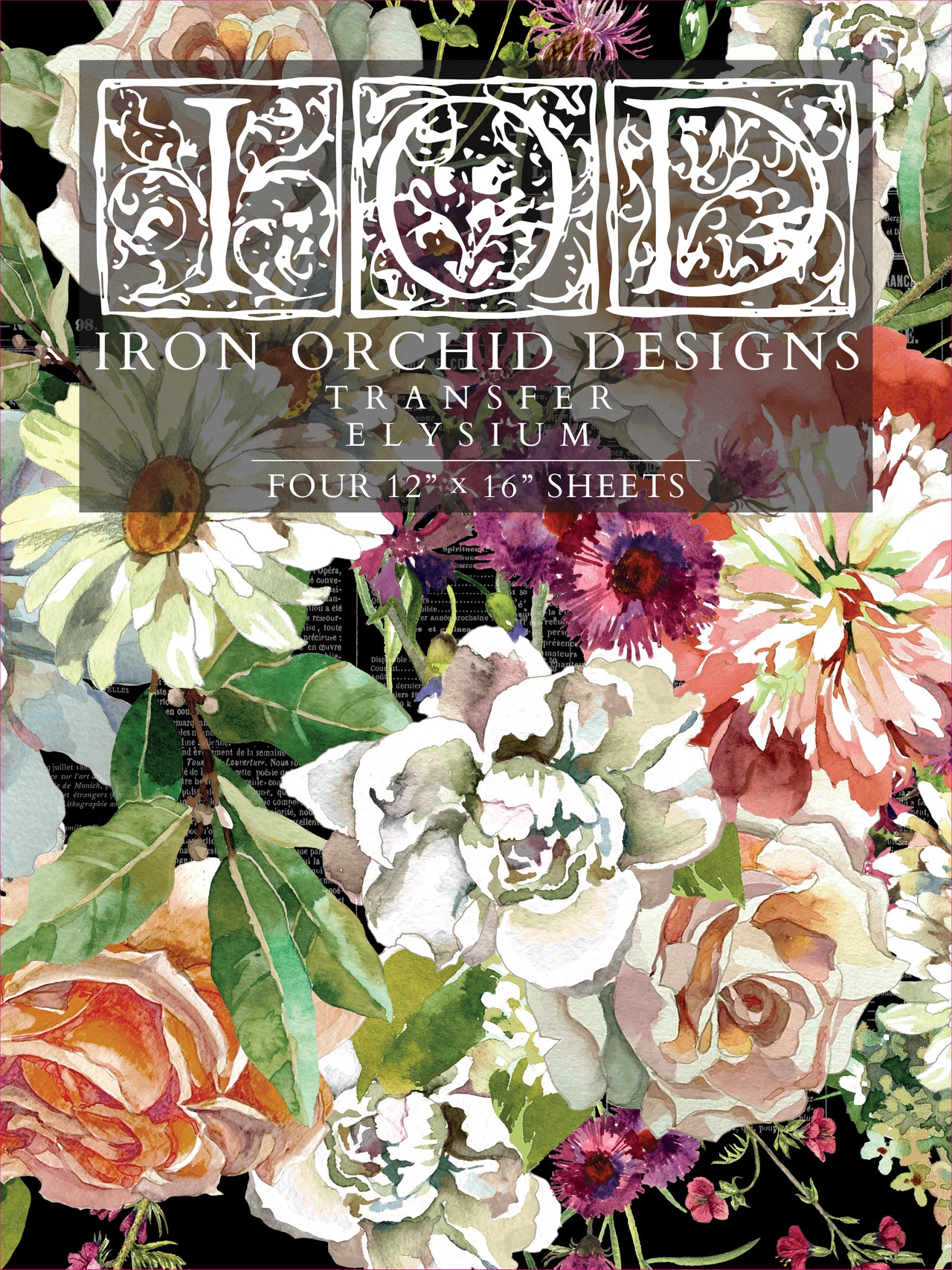 Elysium IOD Transfer 12x16 Pad™-Iron Orchid Designs