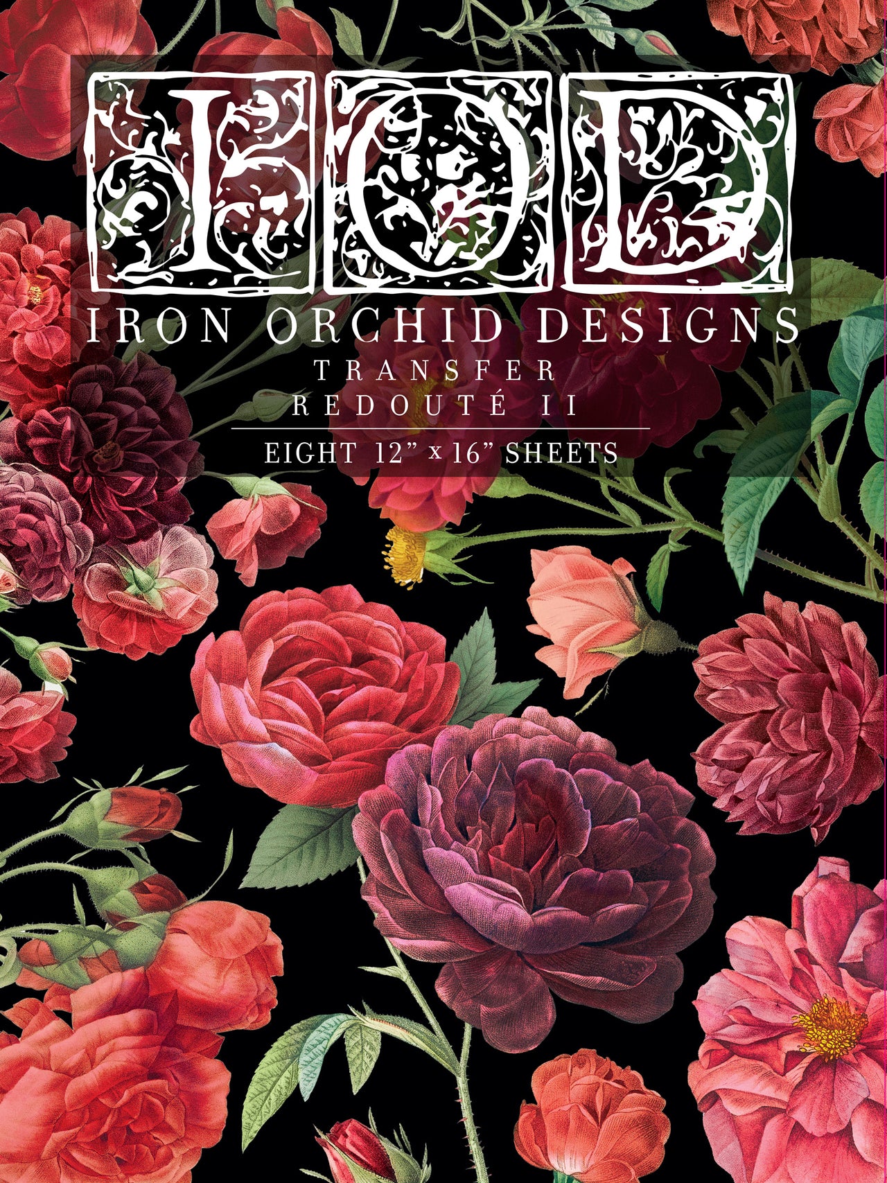 Redoute II IOD Transfer 12x16 Pad™ -Iron Orchid Designs