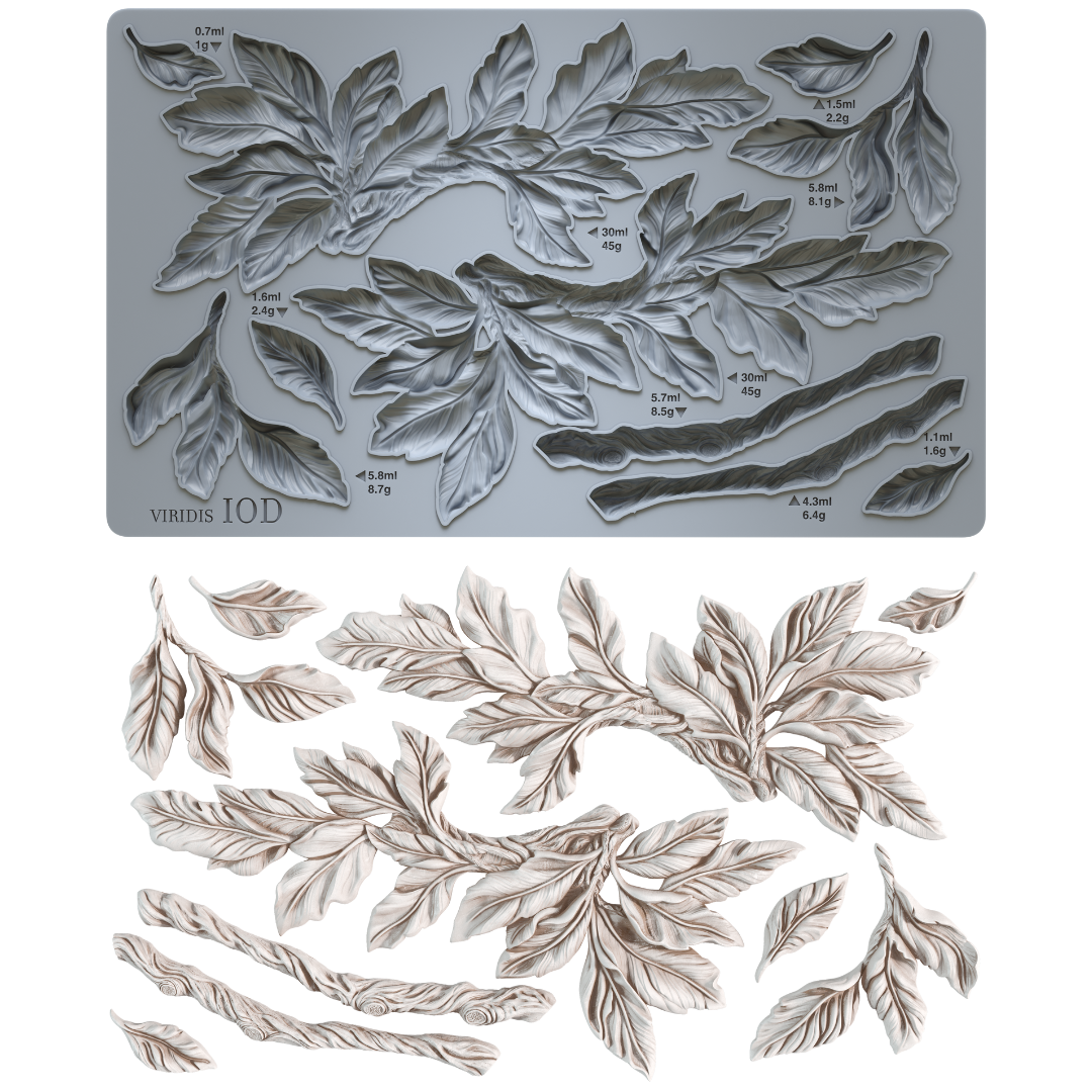 Viridis  6"x10" - IOD Decor Mould™ - Iron Orchid Designs