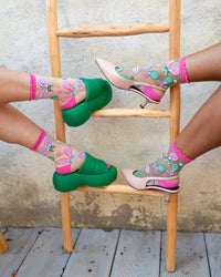 Thumbnail for Tenniscore Ruffle Sheer Crew Sock