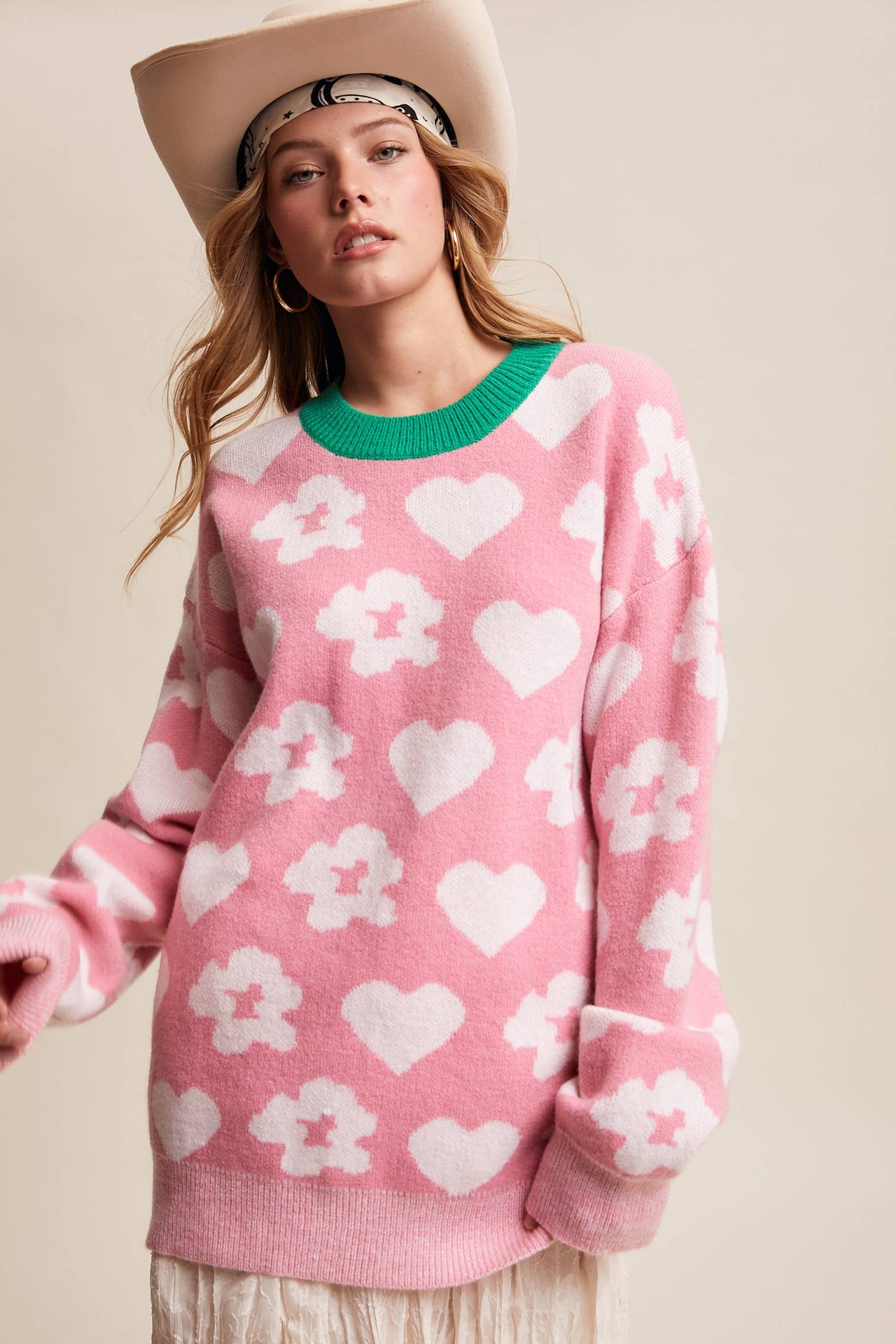 Heart & Bloom Knit Sweater