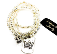 Thumbnail for Mutli Strand Crown Bracelet